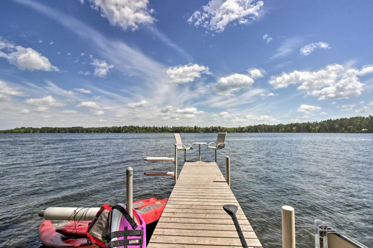 Loon Lake Lodge With Dock, Sauna And Hot Tub! Pequot Lakes Екстер'єр фото